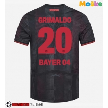 Moške Nogometnih dresov Bayer Leverkusen Alejandro Grimaldo #20 Domači 2025-26 Kratki rokavi